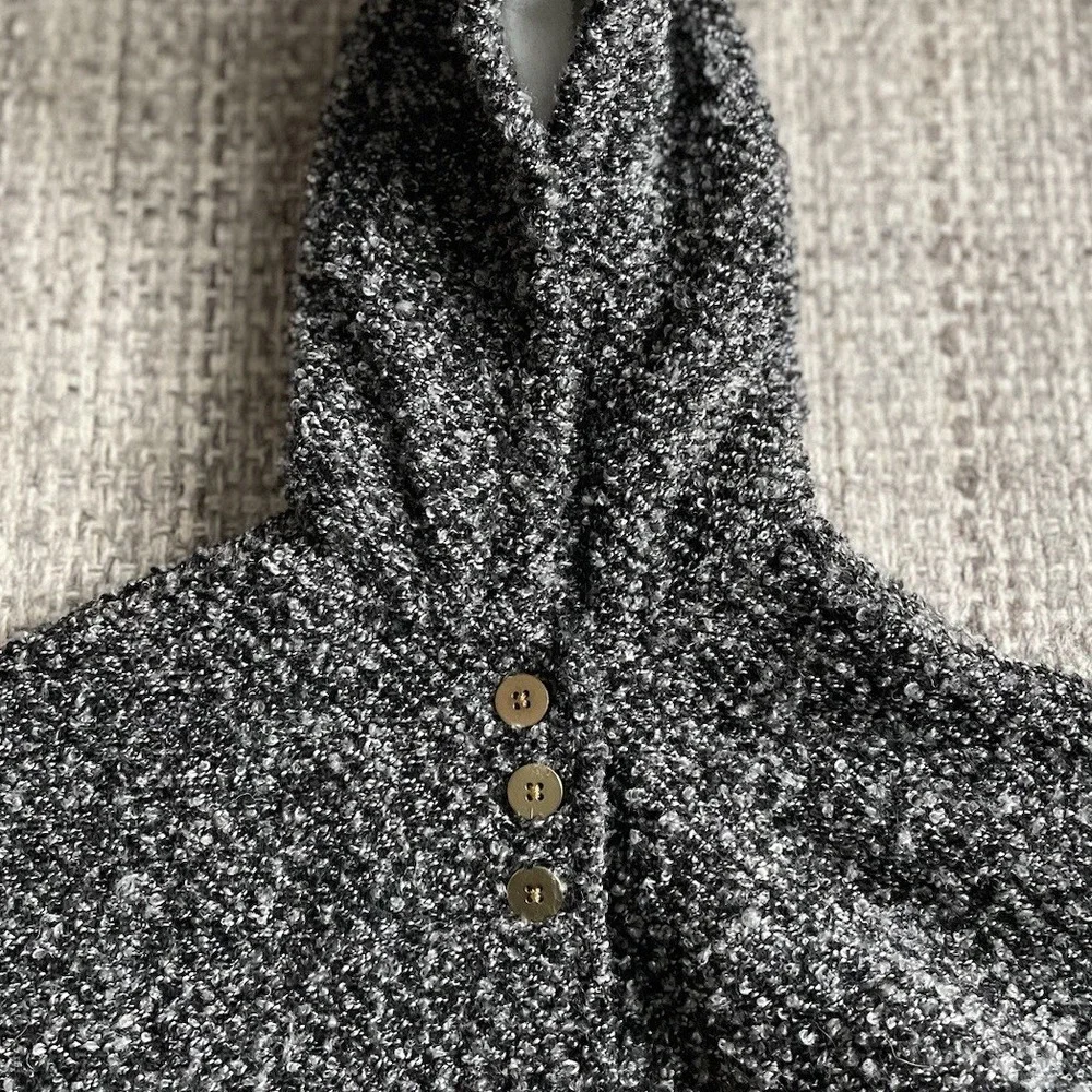 Carters Baby Girls 6M Hooded Poncho Faux Fur Lined NWT shawl cape coat outerwear